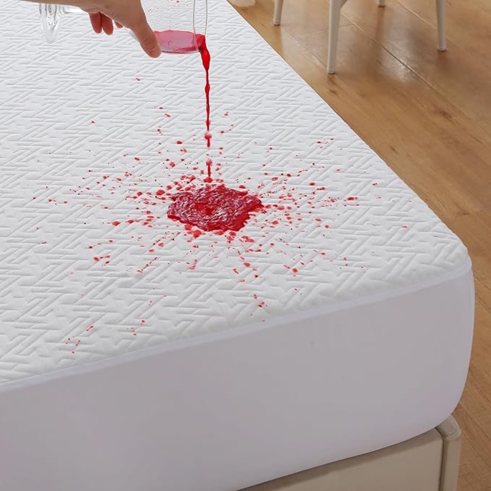 Twin Size Premium Washable Bamboo Mattress Protector